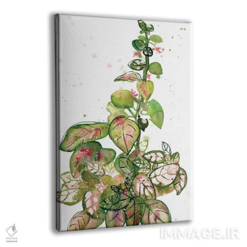 تابلو دکوراتیو خال خالی صورتی اثر کریتیو اینگرید - نمای پرسپکتیو محصول