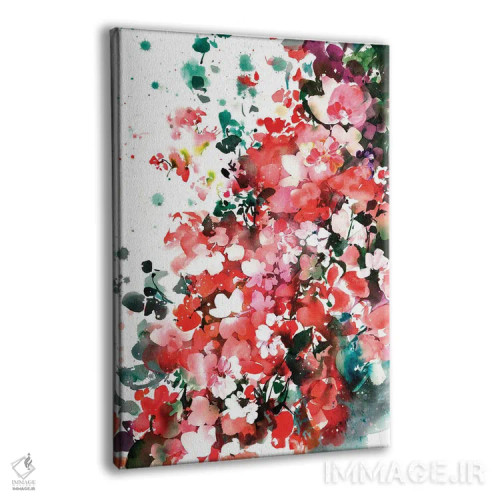 تابلو دکوراتیو شکوفایی فوق العاده نارنجی اثر کریتیو اینگرید - نمای پرسپکتیو محصول