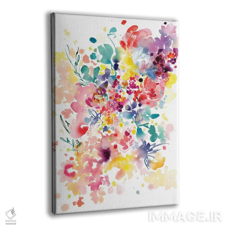 تابلو انتزاعی هاله اثر کریتیو اینگرید - نمای پرسپکتیو محصول