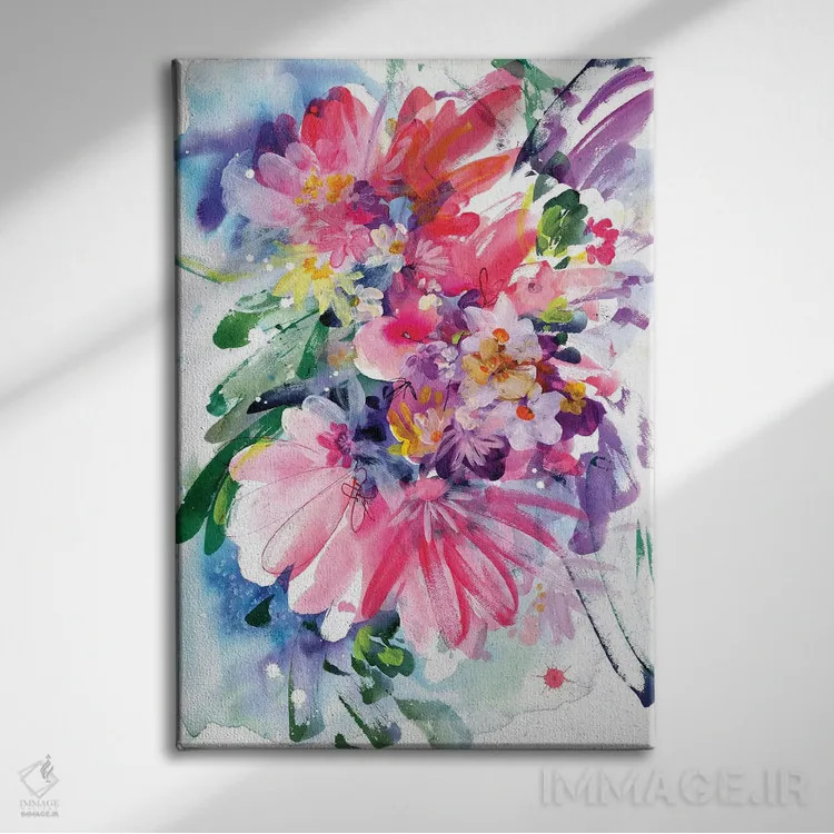 تابلو دکوراتیو بیدار شو اثر کریتیو اینگرید - نمای روبهرو روی دیوار