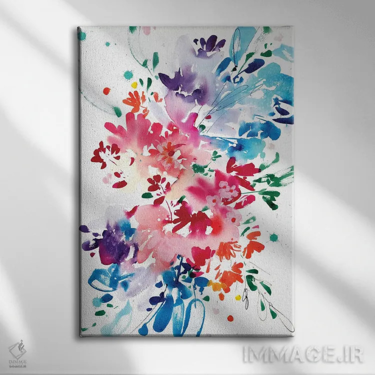 تابلو دکوراتیو آگاه اثر کریتیو اینگرید - نمای روبهرو روی دیوار