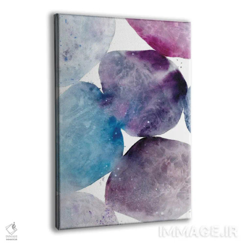 تابلو انتزاعی سنگ ریزه های زیر آب اثر کریتیو اینگرید - نمای پرسپکتیو محصول