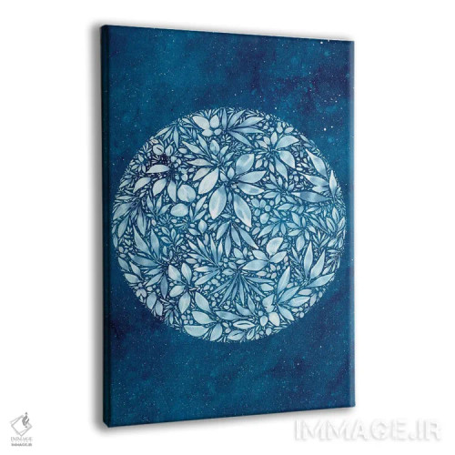 تابلو دکوراتیو ماه برفی کامل اثر کریتیو اینگرید - نمای پرسپکتیو محصول