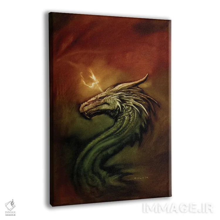 تابلو دکوراتیو ایجیکونا لمس شده توسط نور پریان اثر سیروئلو - نمای پرسپکتیو محصول