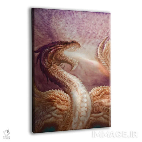 تابلو دکوراتیو نور شعله اثر سیروئلو - نمای پرسپکتیو محصول