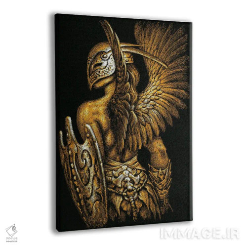 تابلو دکوراتیو آمازونا هشتم اثر سیروئلو - نمای پرسپکتیو محصول