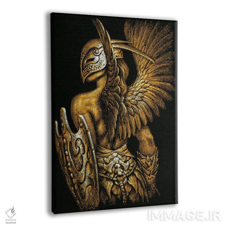 تابلو دکوراتیو آمازونا هشتم اثر سیروئلو - نمای پرسپکتیو محصول