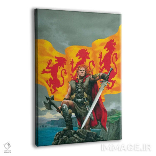 تابلو دکوراتیو برایان بورو اثر سیروئلو - نمای پرسپکتیو محصول