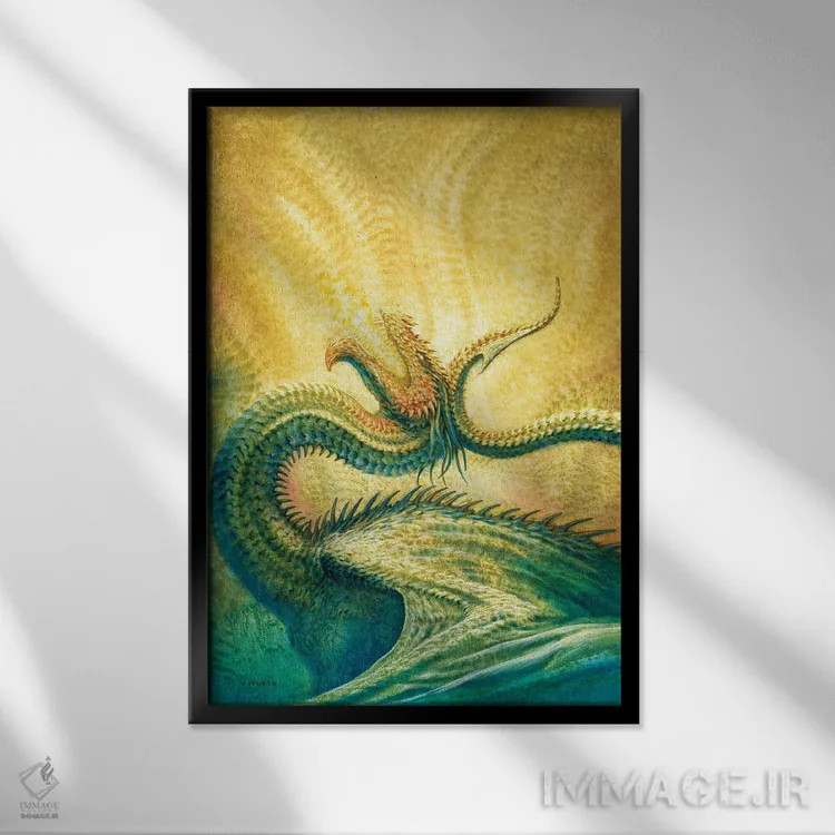 تابلو دکوراتیو وائودیم اثر سیروئلو - نمای قابدار مشکی