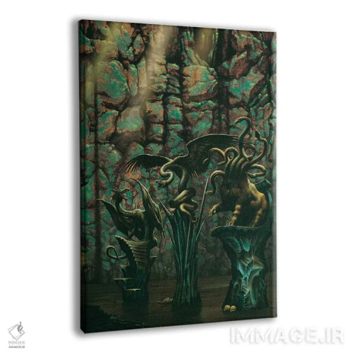 تابلو دکوراتیو تاریک کردن اثر سیروئلو - نمای پرسپکتیو محصول