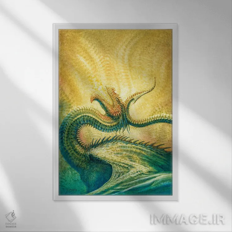 تابلو دکوراتیو وائودیم اثر سیروئلو - نمای قابدار سفید