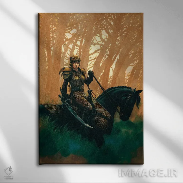 تابلو دکوراتیو دراکونیس اثر سیروئلو - نمای روبهرو روی دیوار