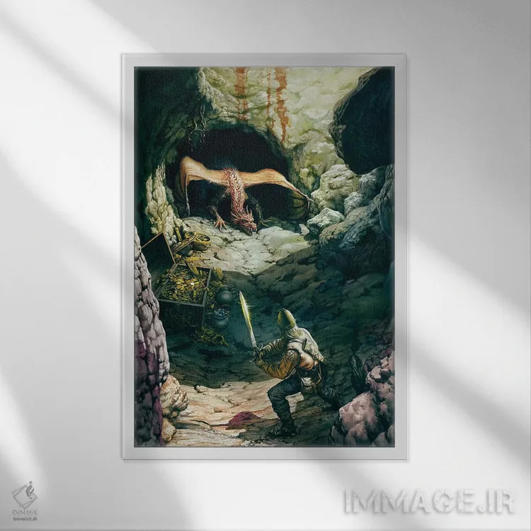 تابلو دکوراتیو فافنر پنجم اثر سیروئلو - نمای قابدار سفید