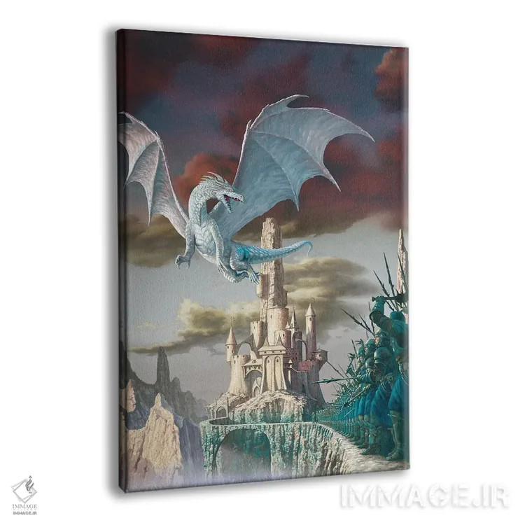 تابلو دکوراتیو حمله هابسی دوم اثر سیروئلو - نمای پرسپکتیو محصول