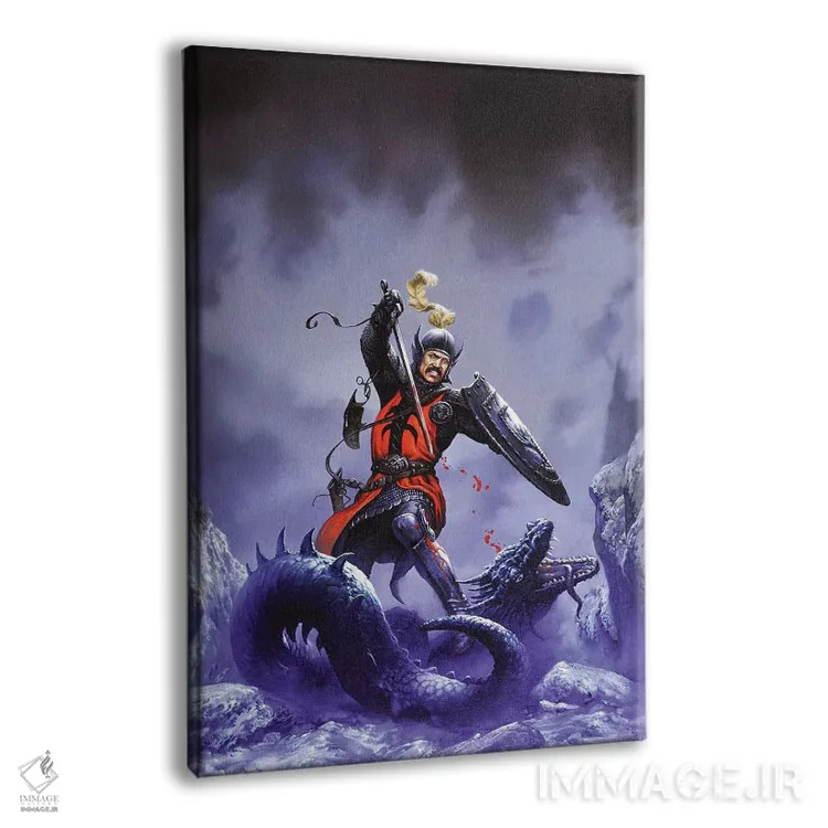 تابلو دکوراتیو لنسلات اثر سیروئلو - نمای پرسپکتیو محصول