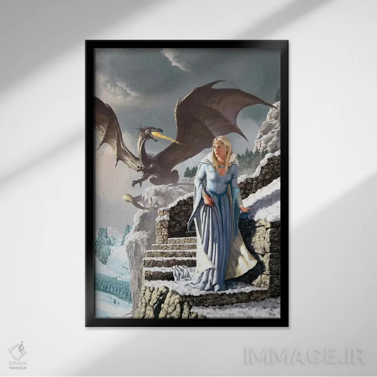 تابلو دکوراتیو جنگ بزرگ صلیبی اثر سیروئلو - نمای قابدار مشکی