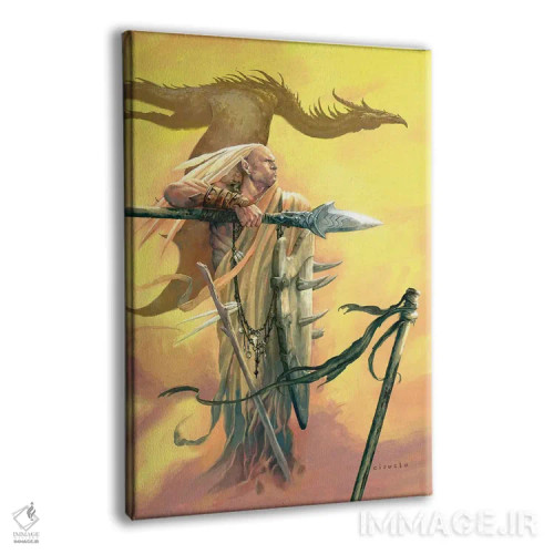 تابلو دکوراتیو اژدهای کایپو اثر سیروئلو - نمای پرسپکتیو محصول