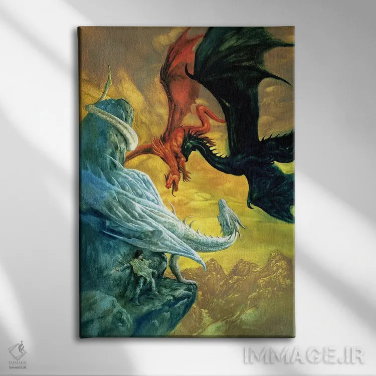 تابلو دکوراتیو نجات اثر سیروئلو - نمای روبهرو روی دیوار