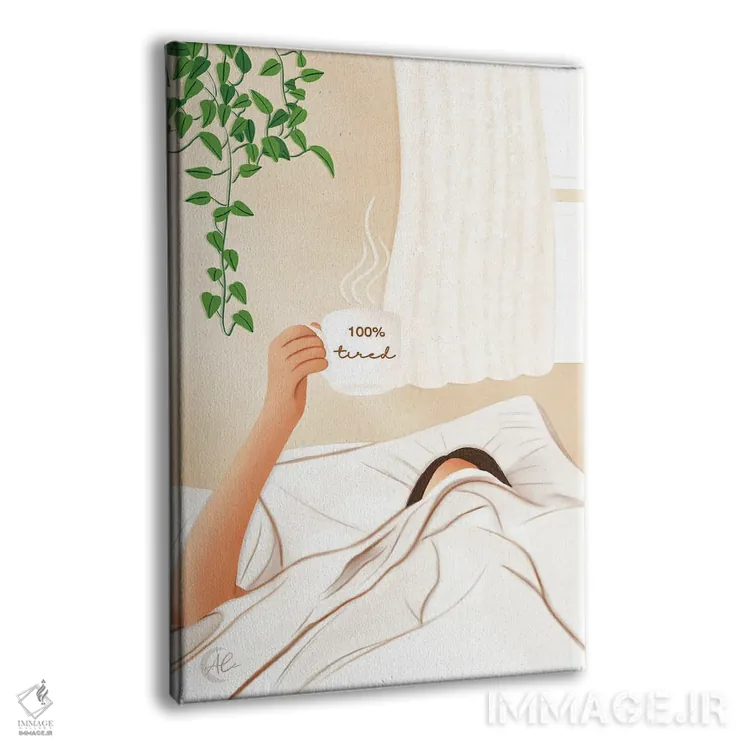 تابلو دکوراتیو خسته اثر اله چیریتسکو - نمای پرسپکتیو محصول