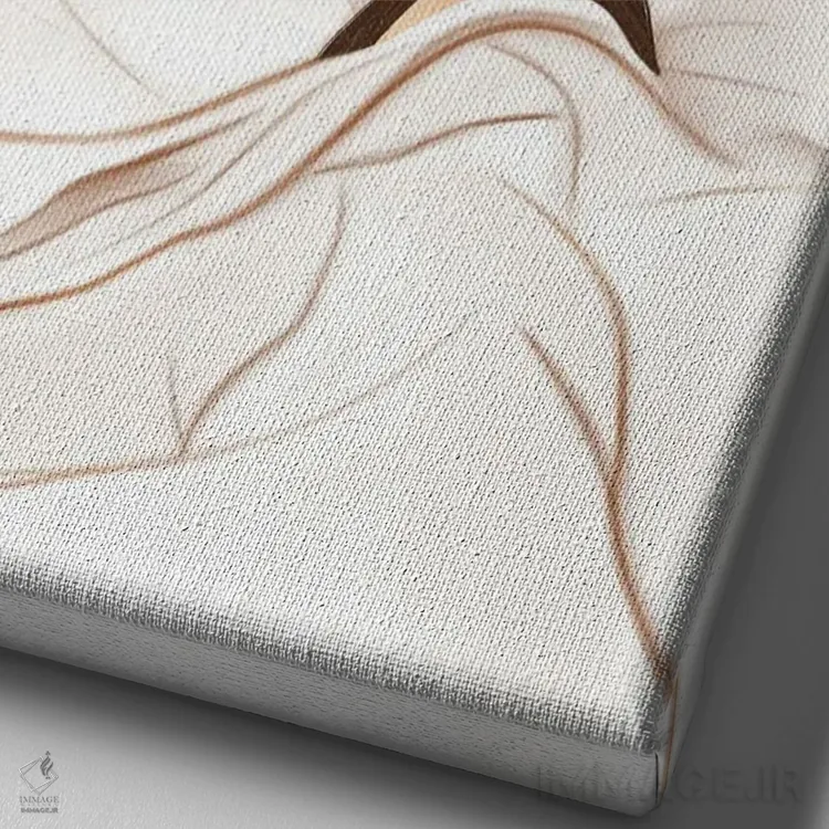 تابلو دکوراتیو خسته اثر اله چیریتسکو - نمای نزدیک بافت بوم