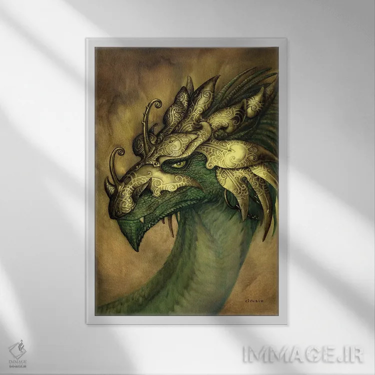 تابلو دکوراتیو ری ولتان اثر سیروئلو - نمای قابدار سفید