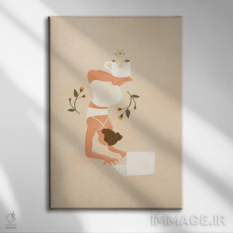 تابلو دکوراتیو هفته ای طولانی اثر اله چیریتسکو - نمای روبهرو روی دیوار