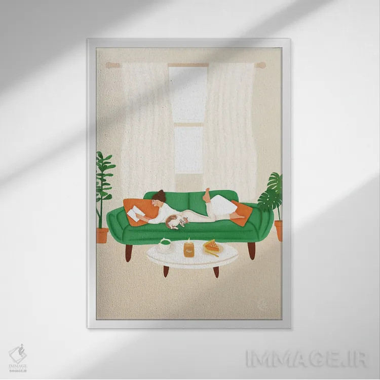 تابلو دکوراتیو ضروریات ماه نوامبر اثر اله چیریتسکو - نمای قابدار سفید