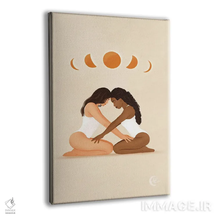 تابلو دکوراتیو ما به هم متصل هستیم اثر اله چیریتسکو - نمای پرسپکتیو محصول