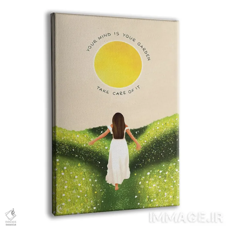 تابلو دکوراتیو ذهنت باغ توست اثر اله چیریتسکو - نمای پرسپکتیو محصول