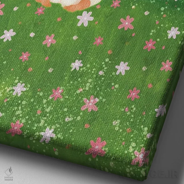 تابلو دکوراتیو آنچه برای من مقدر شده است اثر اله چیریتسکو - نمای نزدیک بافت بوم