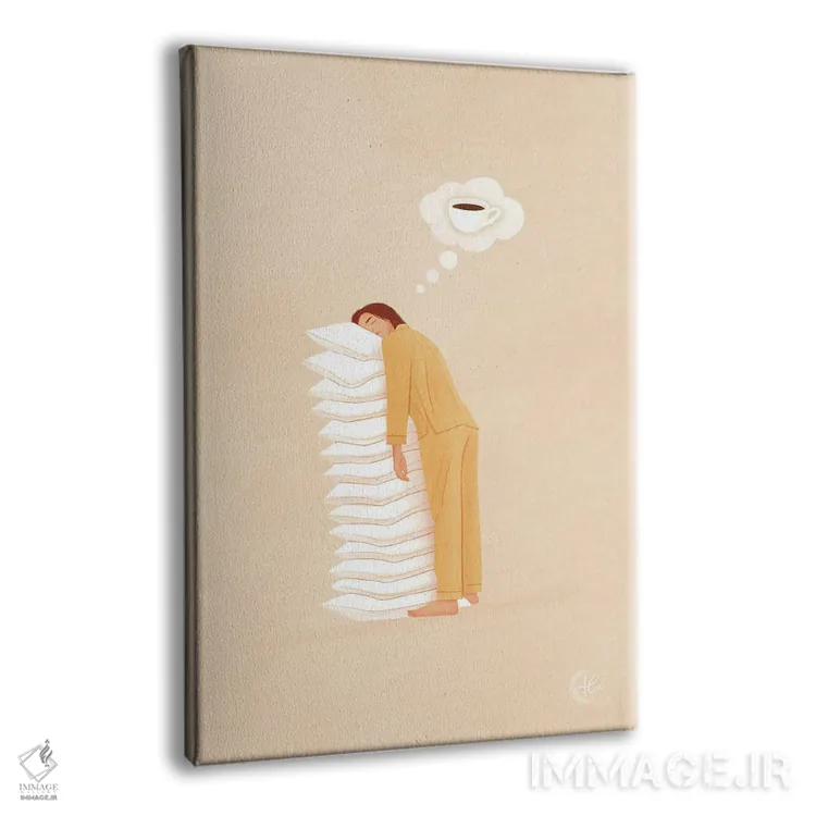 تابلو دکوراتیو جایگزین طبیعی برای خواب اثر اله چیریتسکو - نمای پرسپکتیو محصول