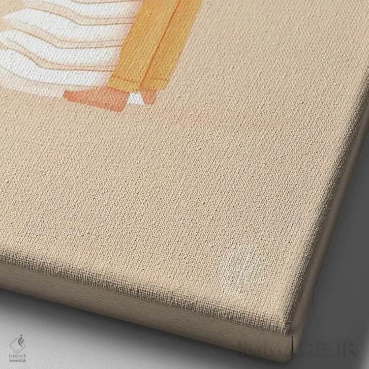 تابلو دکوراتیو جایگزین طبیعی برای خواب اثر اله چیریتسکو - نمای نزدیک بافت بوم