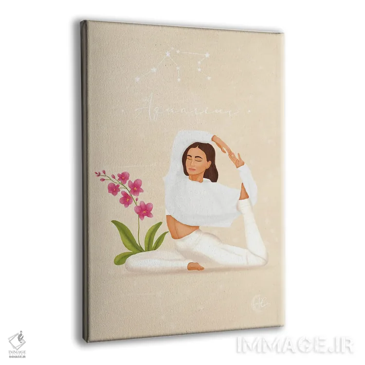 تابلو دکوراتیو آکواریوس اثر اله چیریتسکو - نمای پرسپکتیو محصول