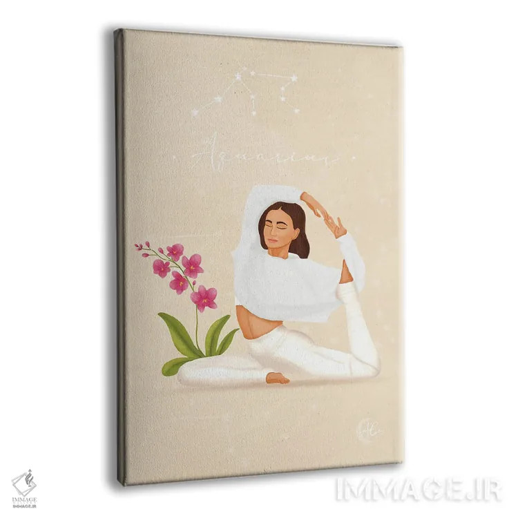 تابلو دکوراتیو آکواریوس اثر اله چیریتسکو - نمای پرسپکتیو محصول