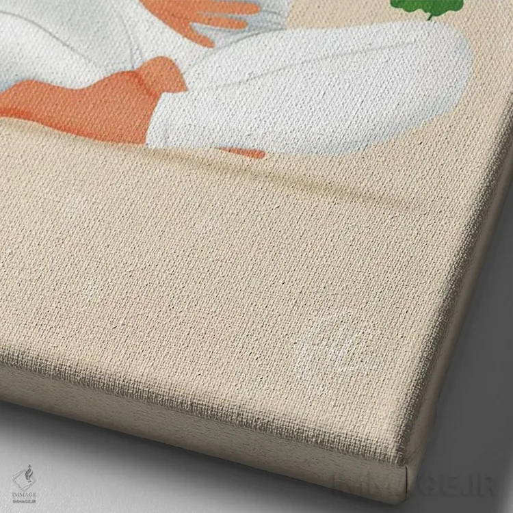 تابلو دکوراتیو اسکورپیو اثر اله چیریتسکو - نمای نزدیک بافت بوم