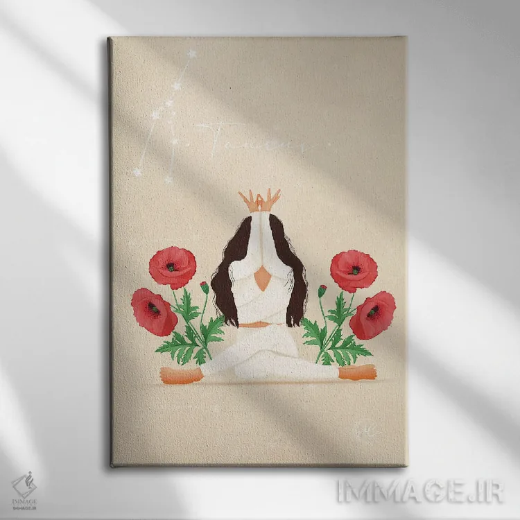 تابلو دکوراتیو تاروس اثر اله چیریتسکو - نمای روبهرو روی دیوار