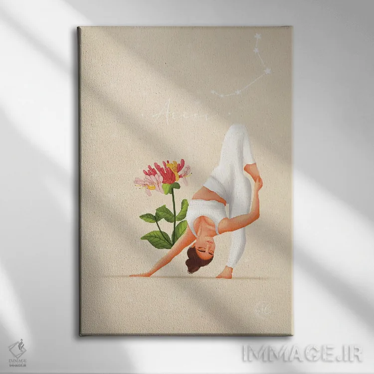 تابلو دکوراتیو آریز اثر اله چیریتسکو - نمای روبهرو روی دیوار