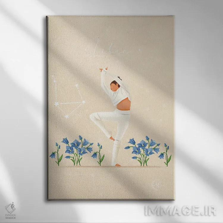 تابلو دکوراتیو برج ترازو اثر اله چیریتسکو - نمای روبهرو روی دیوار