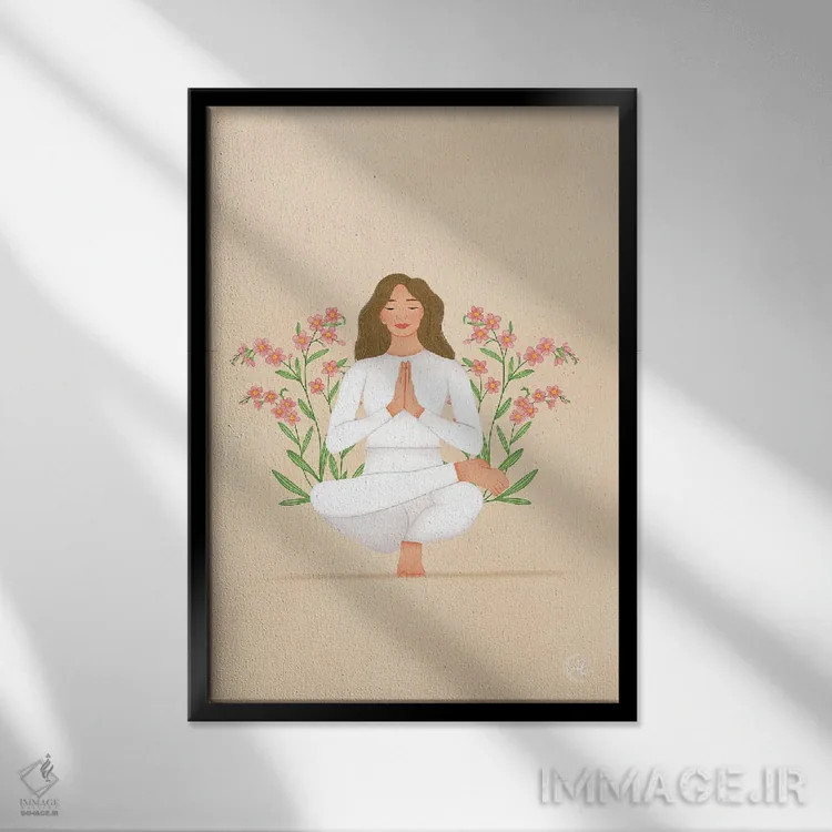 تابلو دکوراتیو قدردان اثر اله چیریتسکو - نمای قابدار مشکی