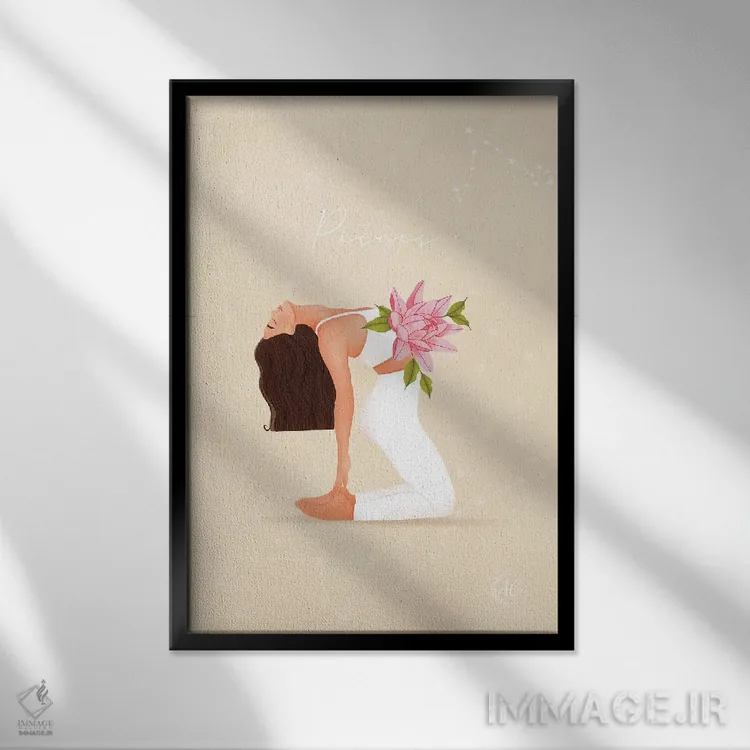 تابلو دکوراتیو پایسس اثر اله چیریتسکو - نمای قابدار مشکی