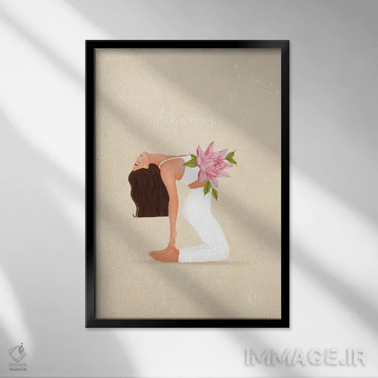 تابلو دکوراتیو پایسس اثر اله چیریتسکو - نمای قابدار مشکی