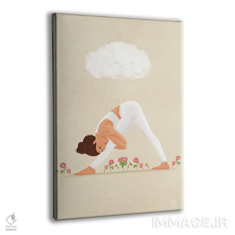 تابلو دکوراتیو ابرهای تیره به گل های بهشت تبدیل می شوند اثر اله چیریتسکو - نمای پرسپکتیو محصول