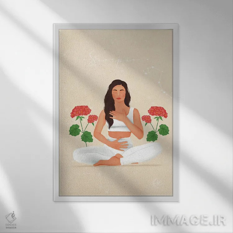 تابلو دکوراتیو اسکورپیو اثر اله چیریتسکو - نمای قابدار سفید