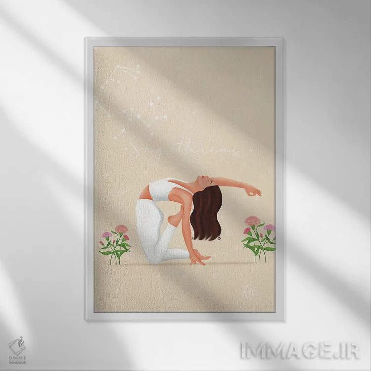 تابلو دکوراتیو ساگیتر یوس اثر اله چیریتسکو - نمای قابدار سفید