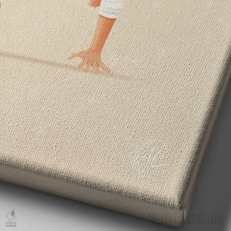 تابلو دکوراتیو کنسر اثر اله چیریتسکو - نمای نزدیک بافت بوم