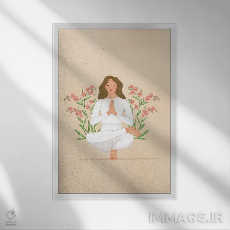 تابلو دکوراتیو قدردان اثر اله چیریتسکو - نمای قابدار سفید