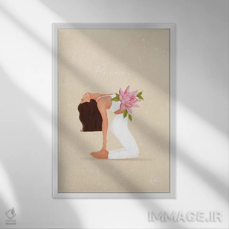 تابلو دکوراتیو پایسس اثر اله چیریتسکو - نمای قابدار سفید