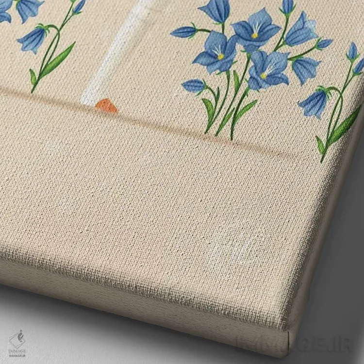 تابلو دکوراتیو برج ترازو اثر اله چیریتسکو - نمای نزدیک بافت بوم