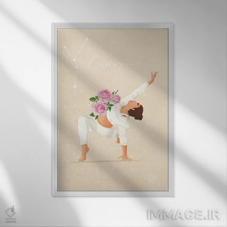 تابلو دکوراتیو کنسر اثر اله چیریتسکو - نمای قابدار سفید