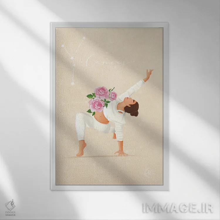 تابلو دکوراتیو کنسر اثر اله چیریتسکو - نمای قابدار سفید